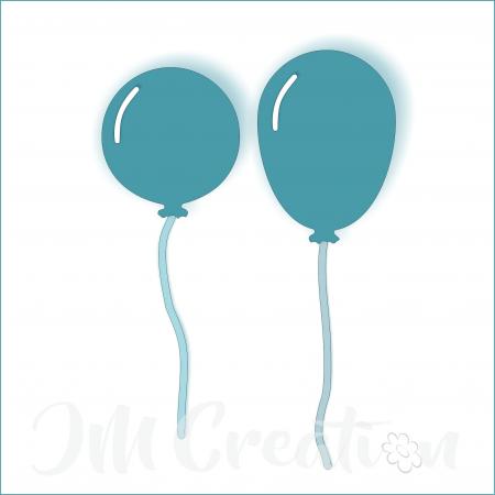 Stanzschablone - Luftballons